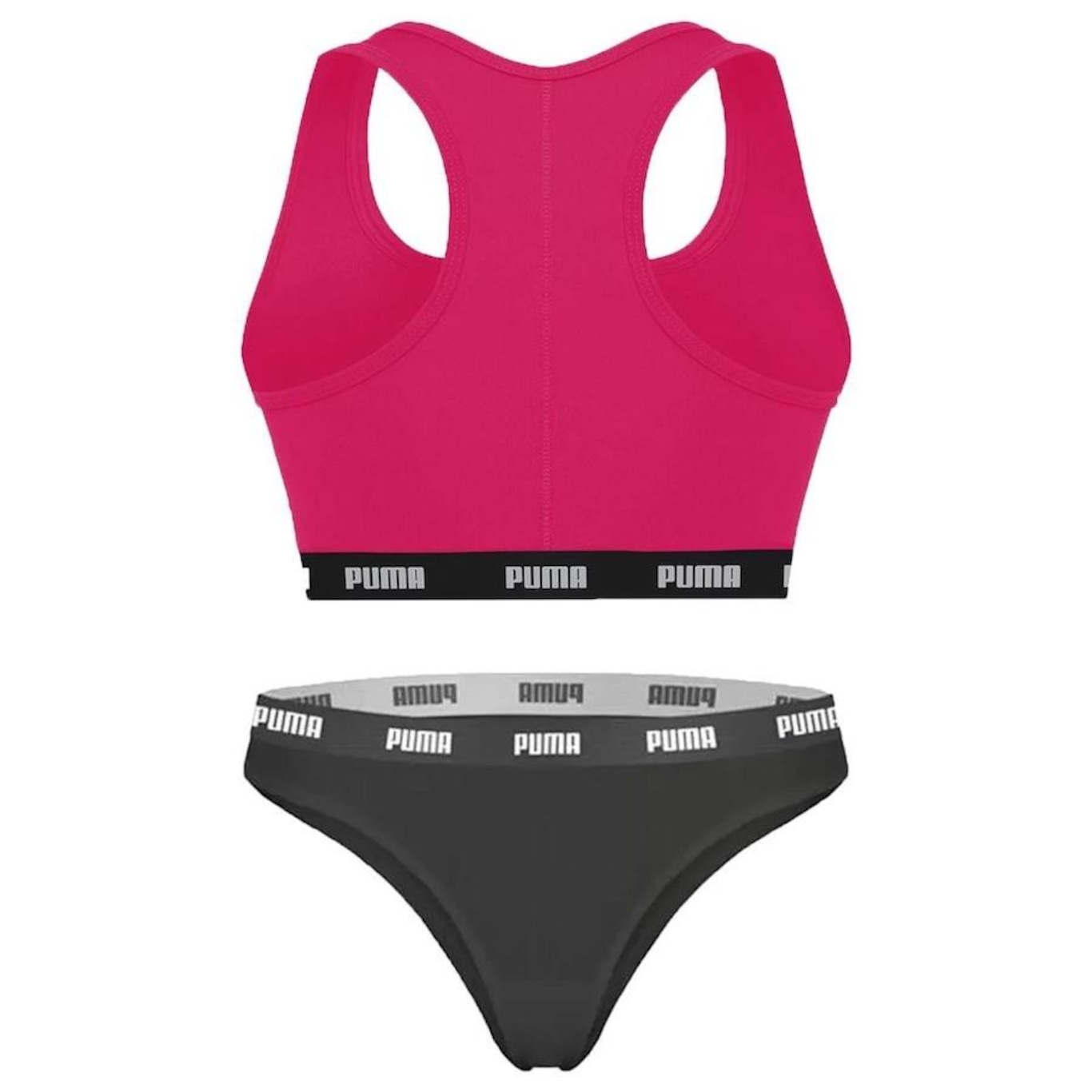 Top Puma Nadador + Calcinha Biquíni - Feminino - Foto 2