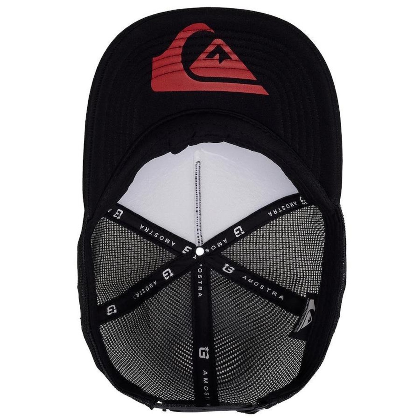 Boné Aba Curva Quiksilver Dna Impaired Trucker 3D - Snapback - Adulto - Foto 2