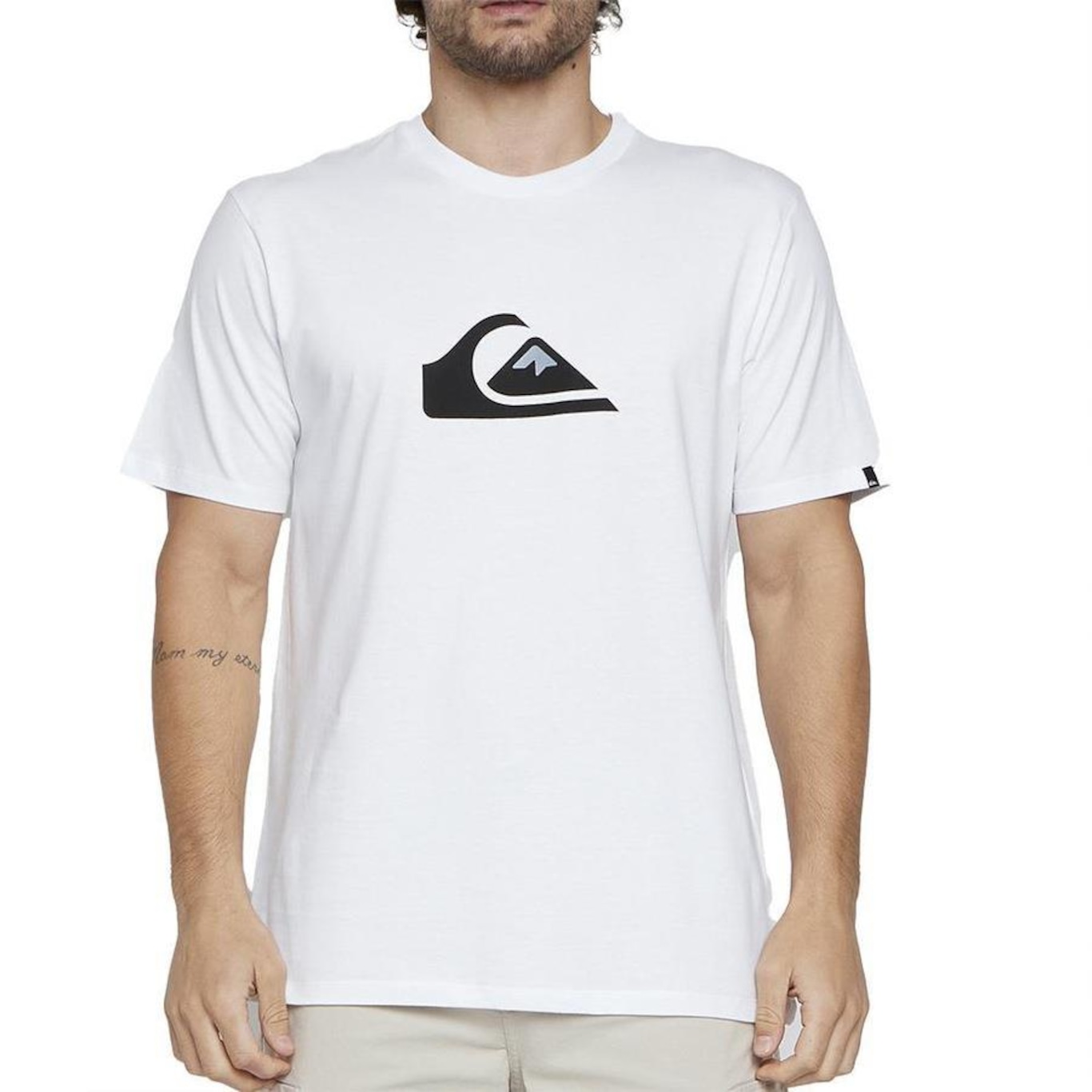 Camiseta Quiksilver Comp Logo - Masculina - Foto 1