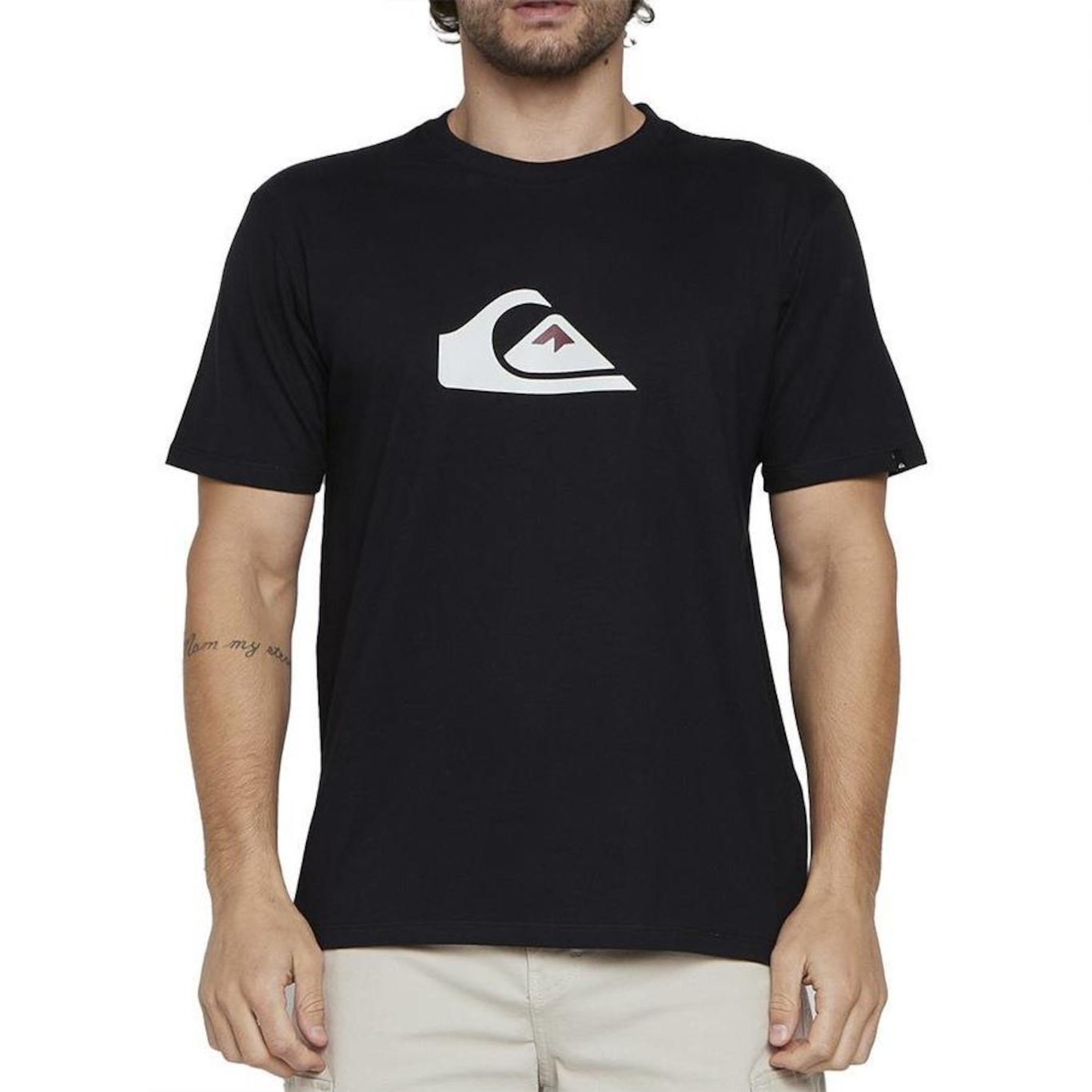 Camiseta Quiksilver Comp Logo - Masculina - Foto 1