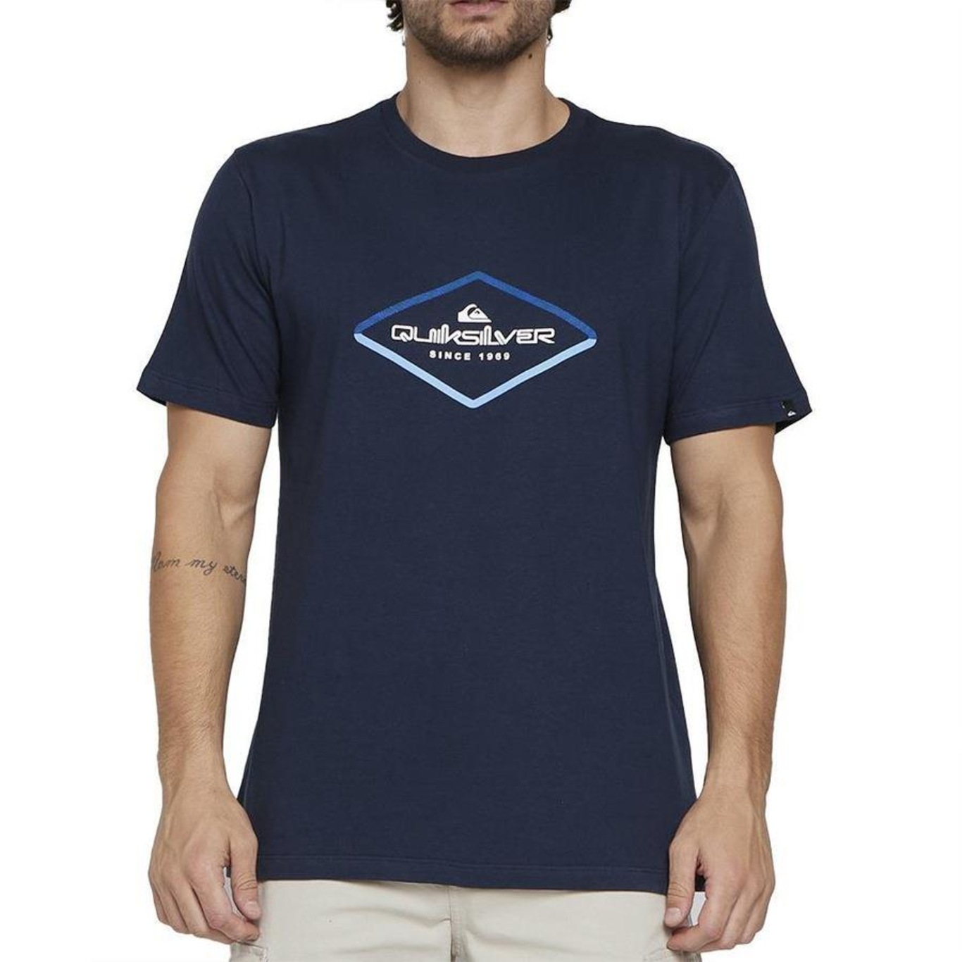 Camiseta Quiksilver Omni Lock - Masculina - Foto 1