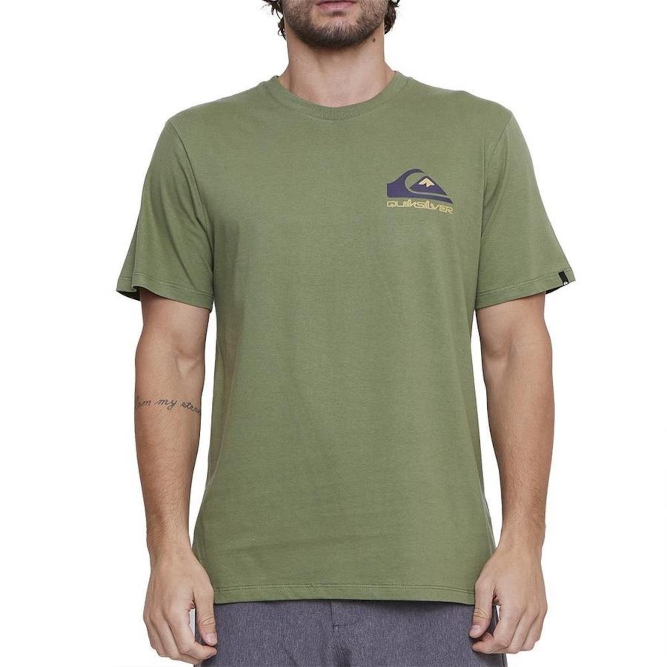 Camiseta Quiksilver Omni Logo - Masculina - Foto 1