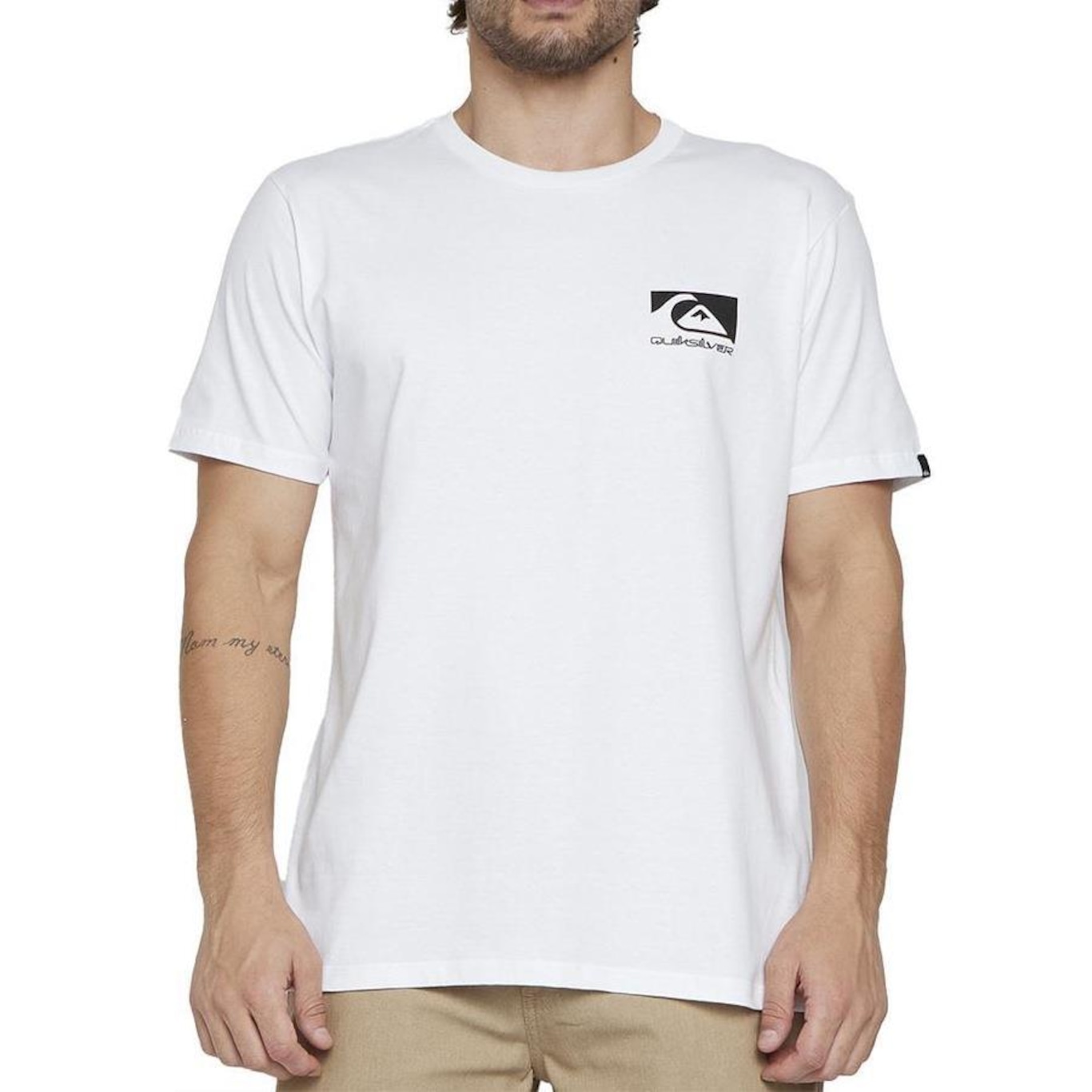 Camiseta Quiksilver Quik Space Logo - Masculina - Foto 1