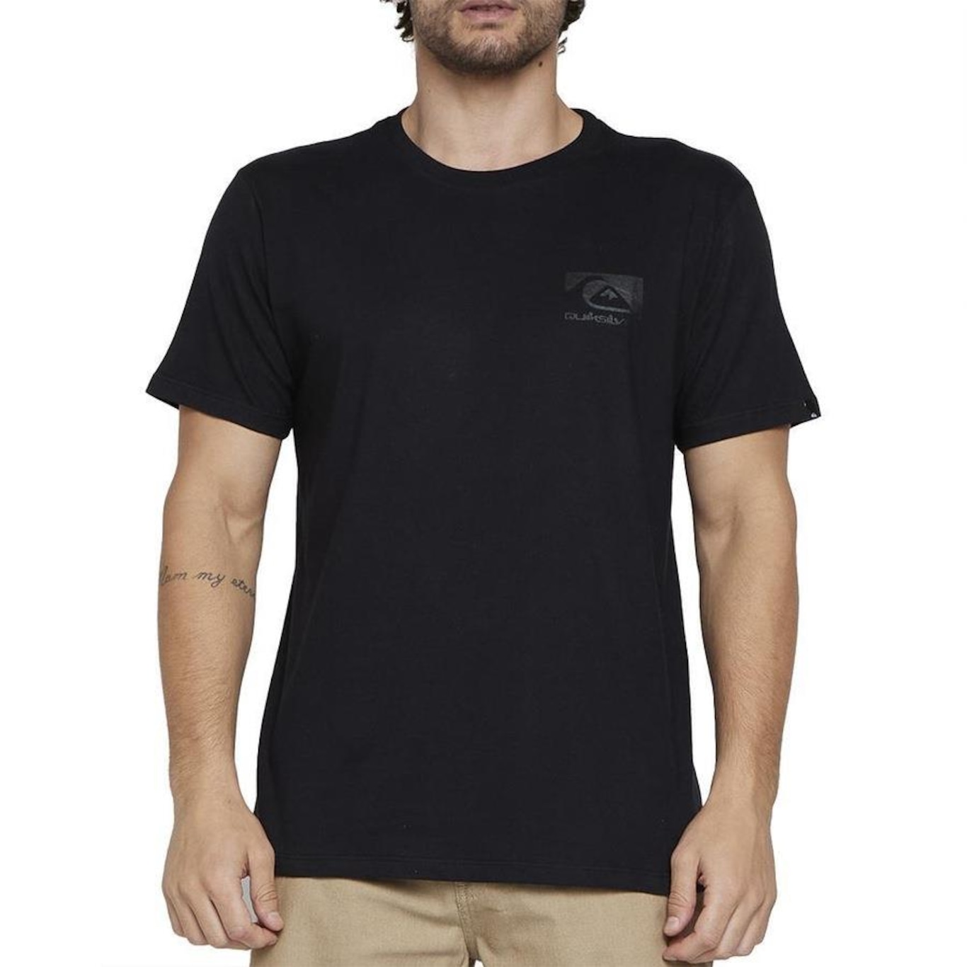 Camiseta Quiksilver Quik Space Logo - Masculina - Foto 1