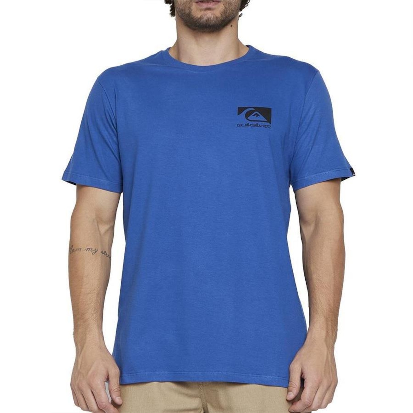 Camiseta Quiksilver Quik Space Logo - Masculina - Foto 1