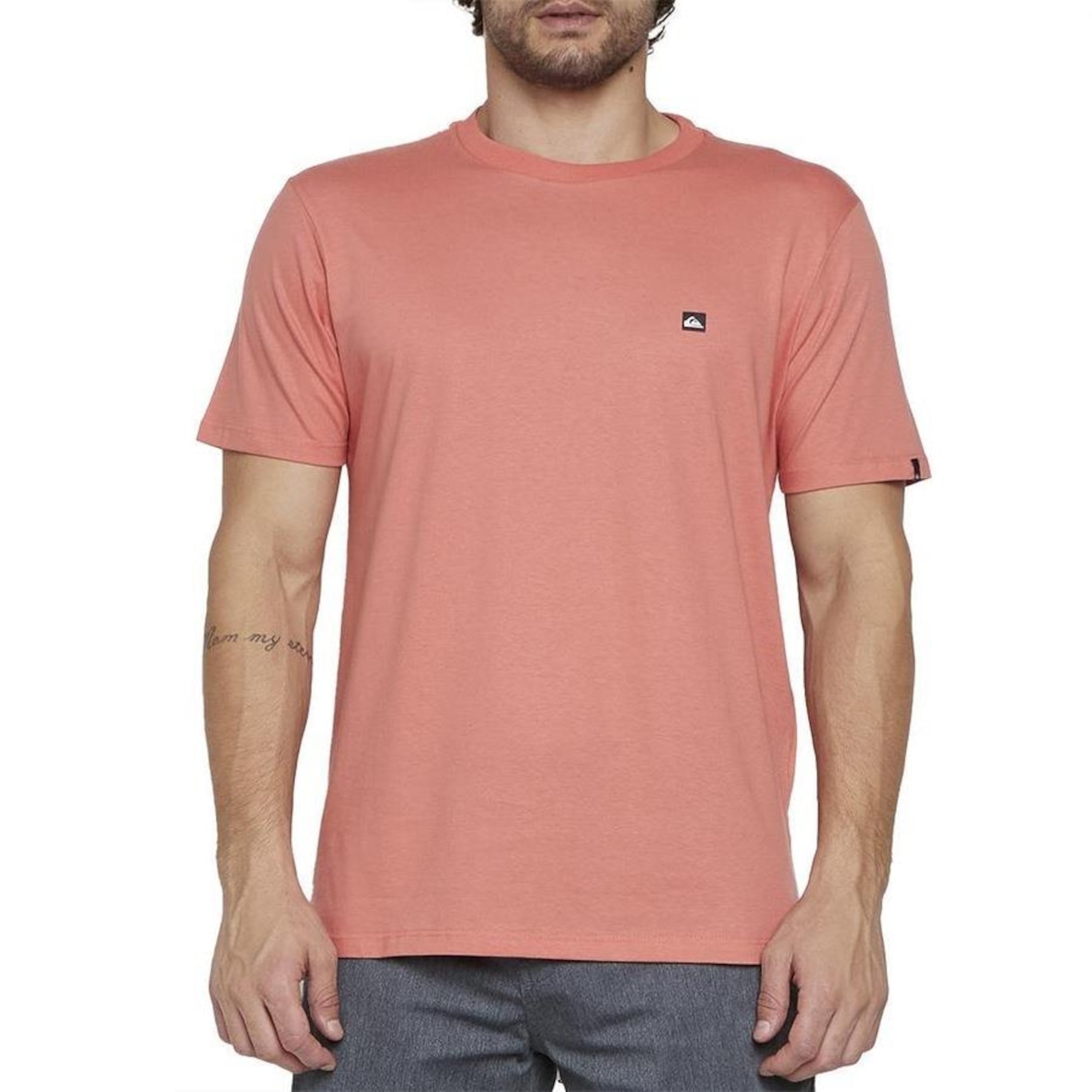 Camiseta Quiksilver Transfer Square Color - Masculina - Foto 1