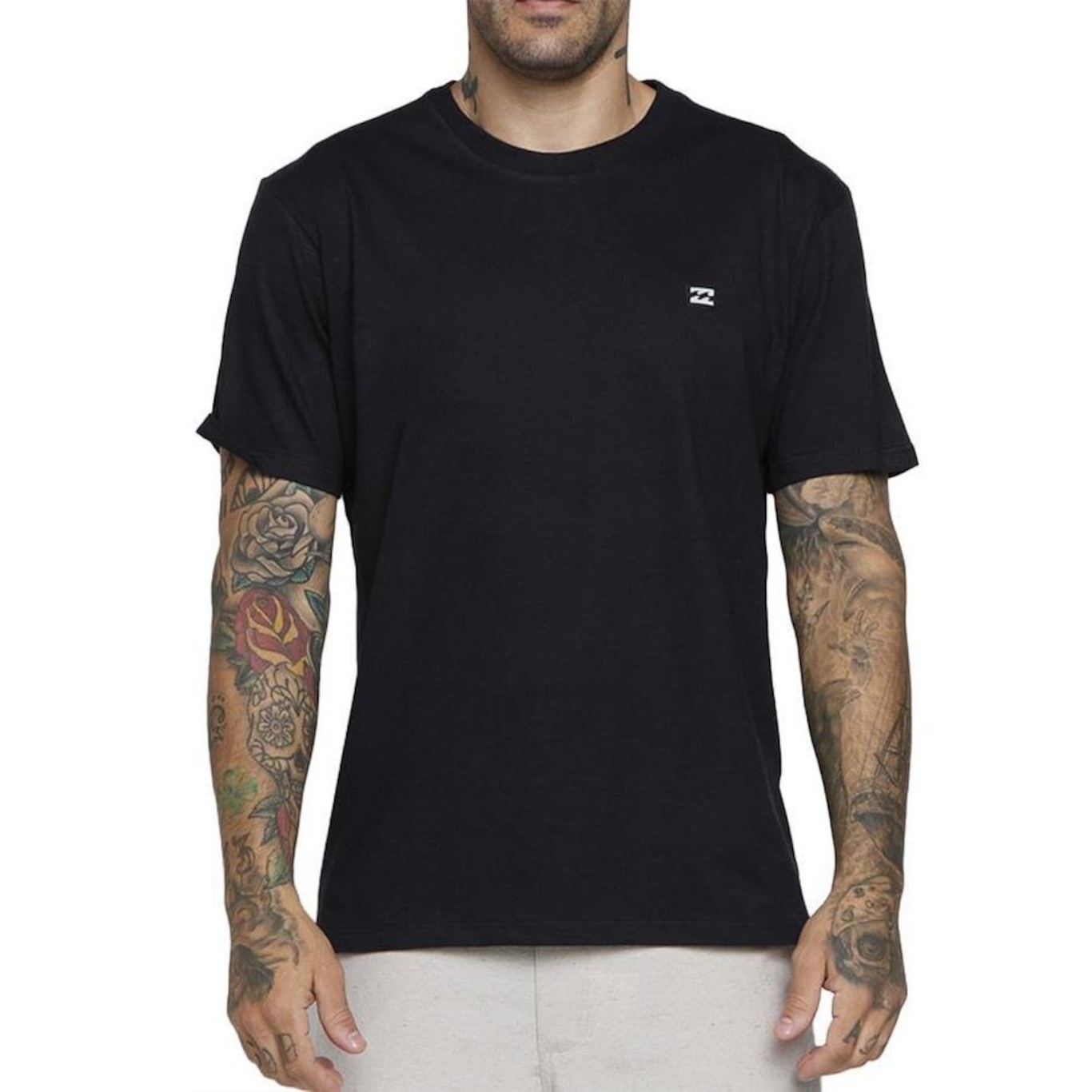 Camiseta Billabong Icon Patch - Masculina - Foto 1