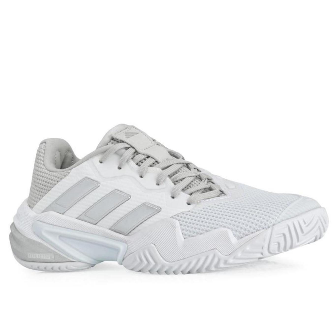 Tênis adidas Barricade 13 All Court Branco e Prata - Foto 6