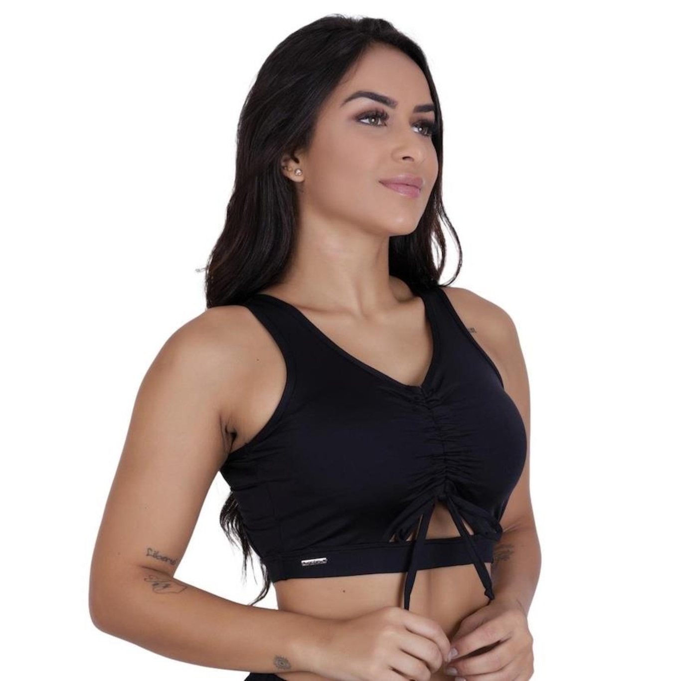 Top Orbis Fitness Academia Sustentação Decote Bojo - Feminino - Foto 2