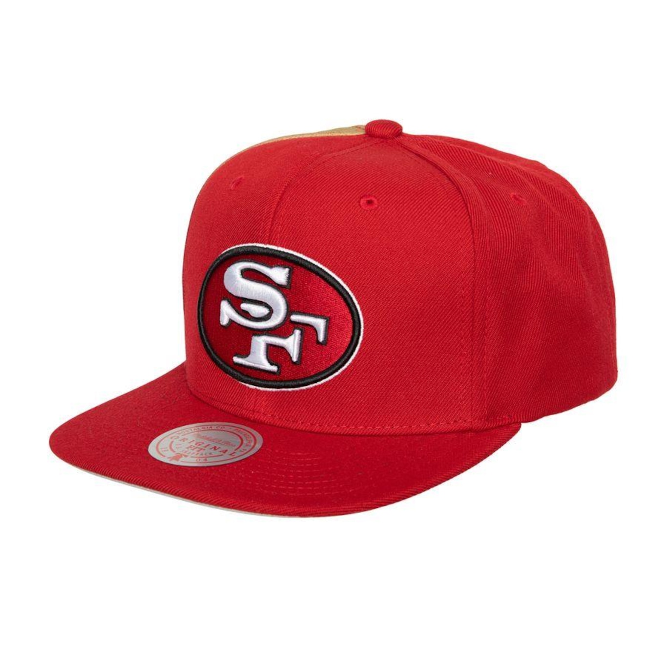 Boné Aba Reta Mitchell & Ness Nfl Snapback San Francisco 49Ers - Snapback - Adulto - Foto 1