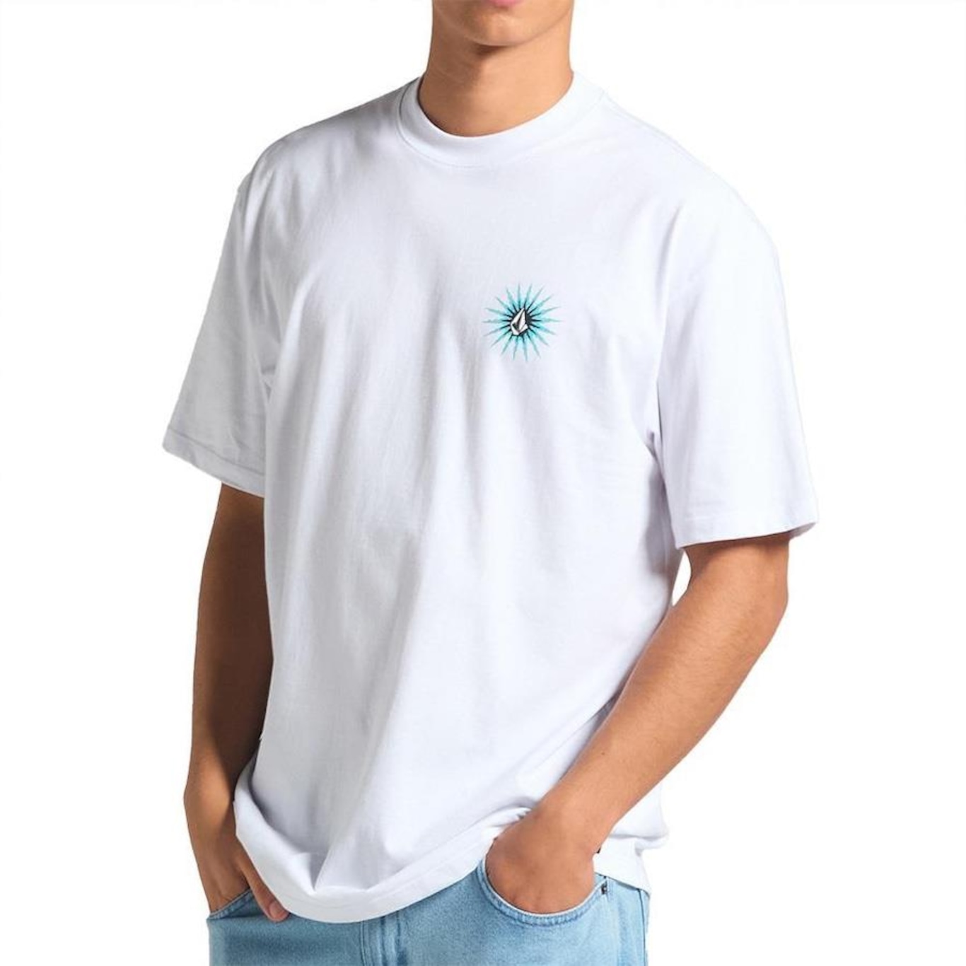 Camiseta Volcom Comfort Scorcho Sm25 - Masculina - Foto 1