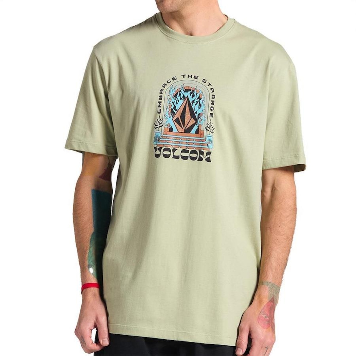 Camiseta Volcom Sacred Sm25 - Masculina - Foto 1