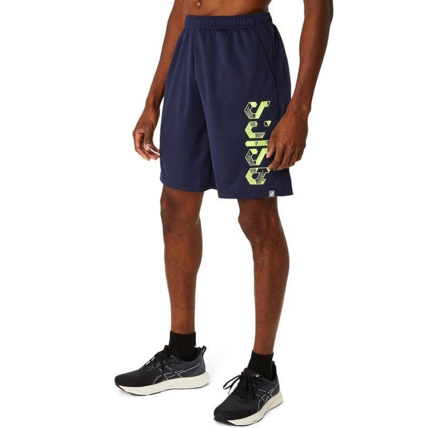 Short Asics Hex Graphic Dry - Masculino - Foto 3