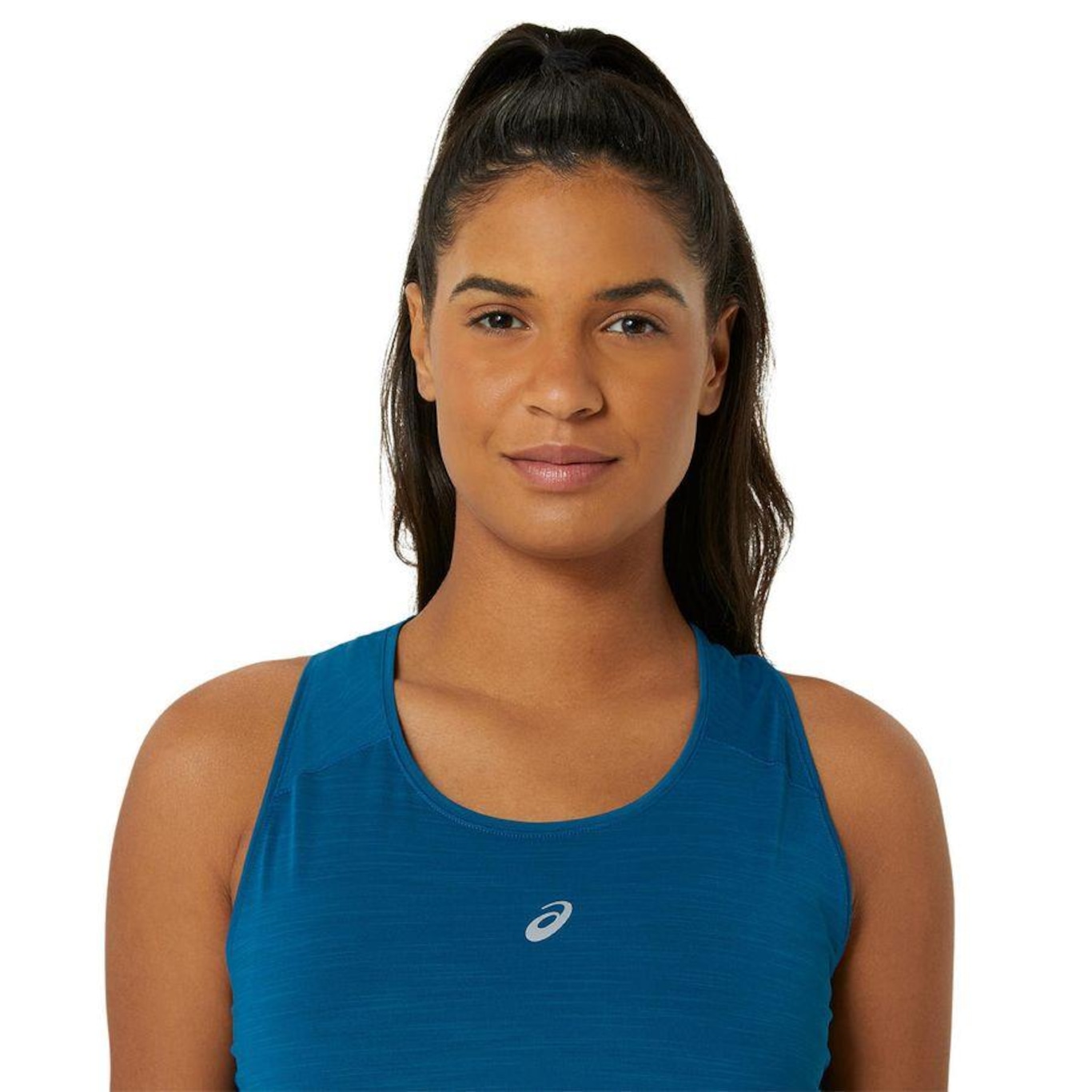 Camiseta Regata Asics Road Crop - Feminina - Foto 5