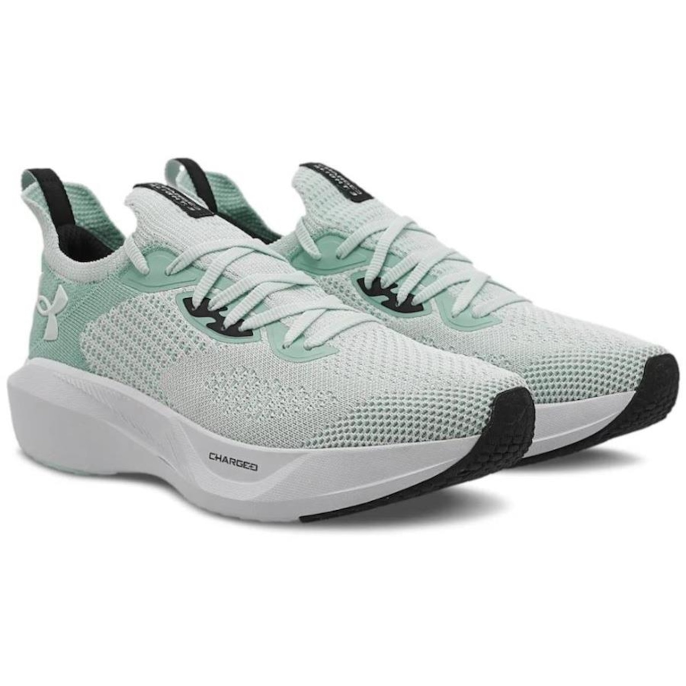 Tênis Under Armour Charged Slight 3 Feminino Verde Claro - Foto 3