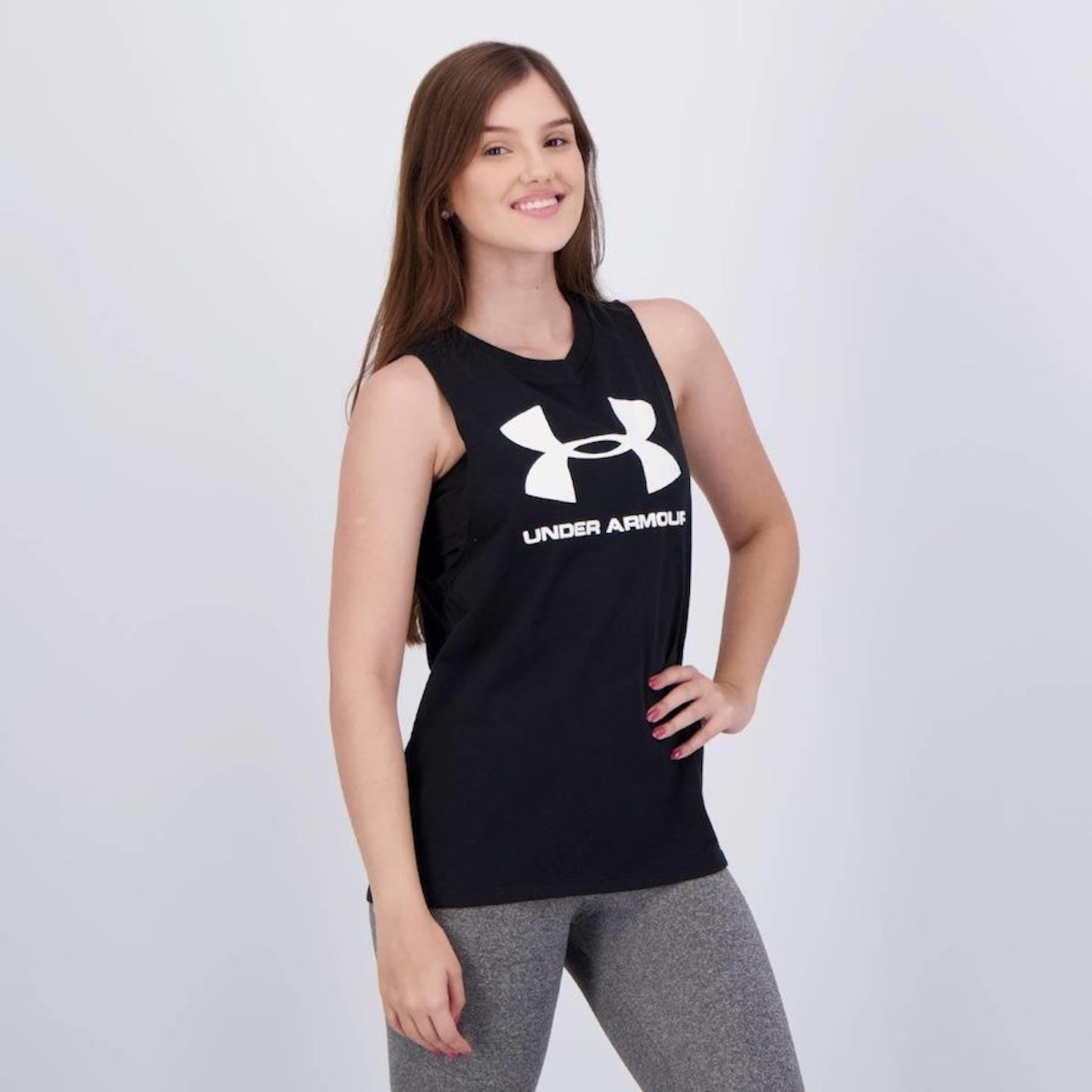 Camiseta Regata Under Armour Live Sport - Feminina - Foto 2