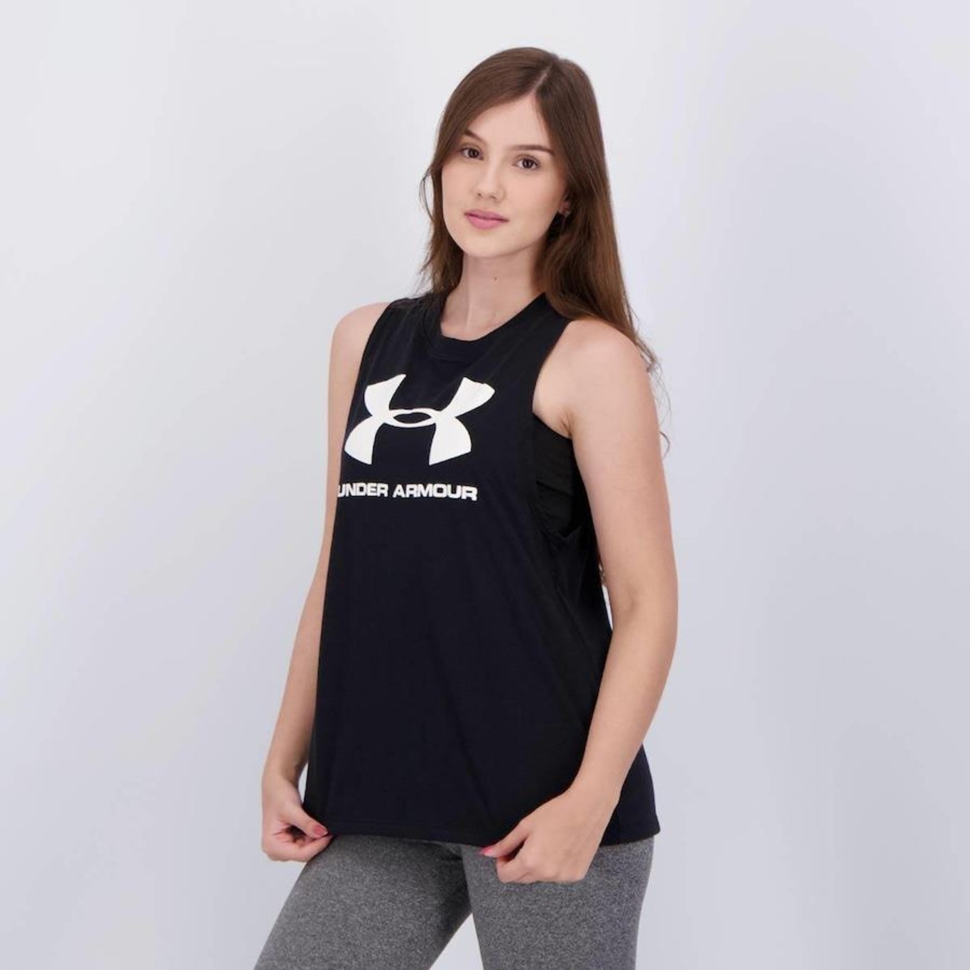 Camiseta Regata Under Armour Live Sport - Feminina - Foto 3