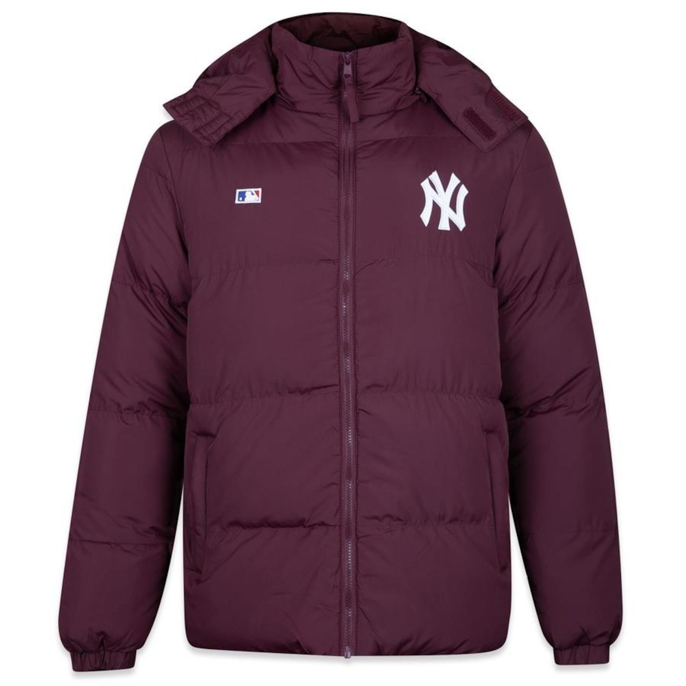 Jaqueta New Era Puffer New York Yankees All Genuine - Masculina - Foto 1