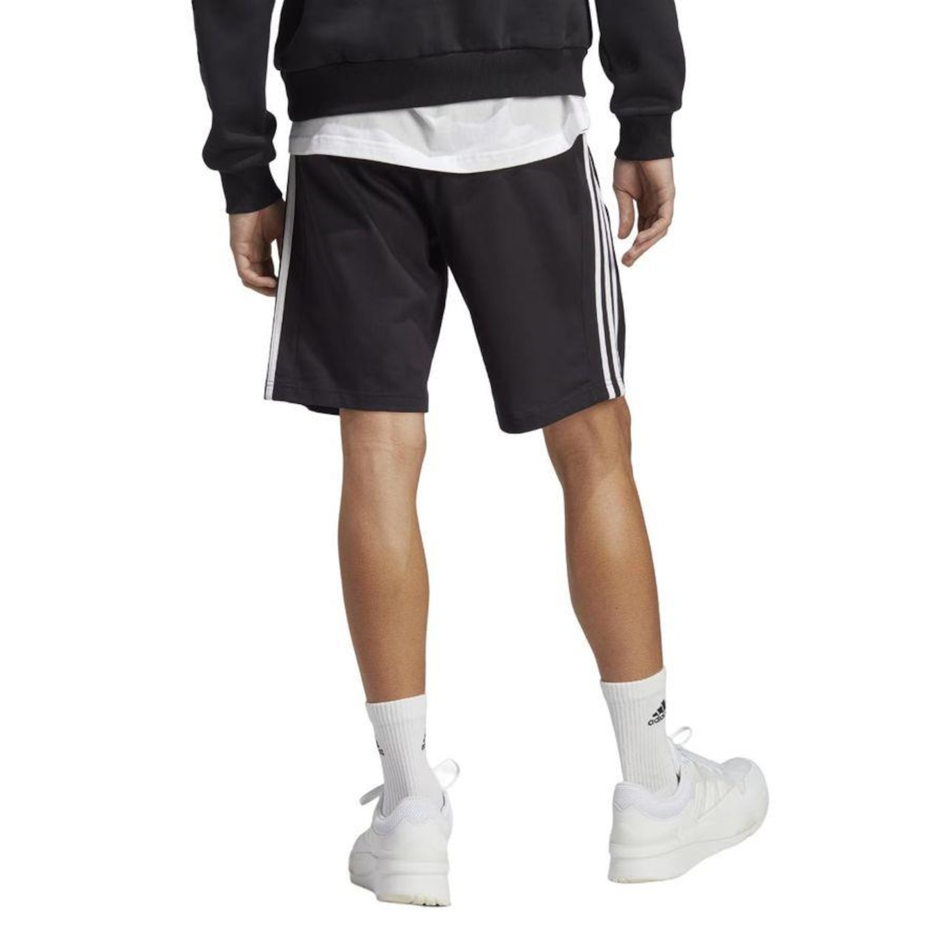 Shorts adidas 3 Stripes Single Jersey - Masculino - Foto 3