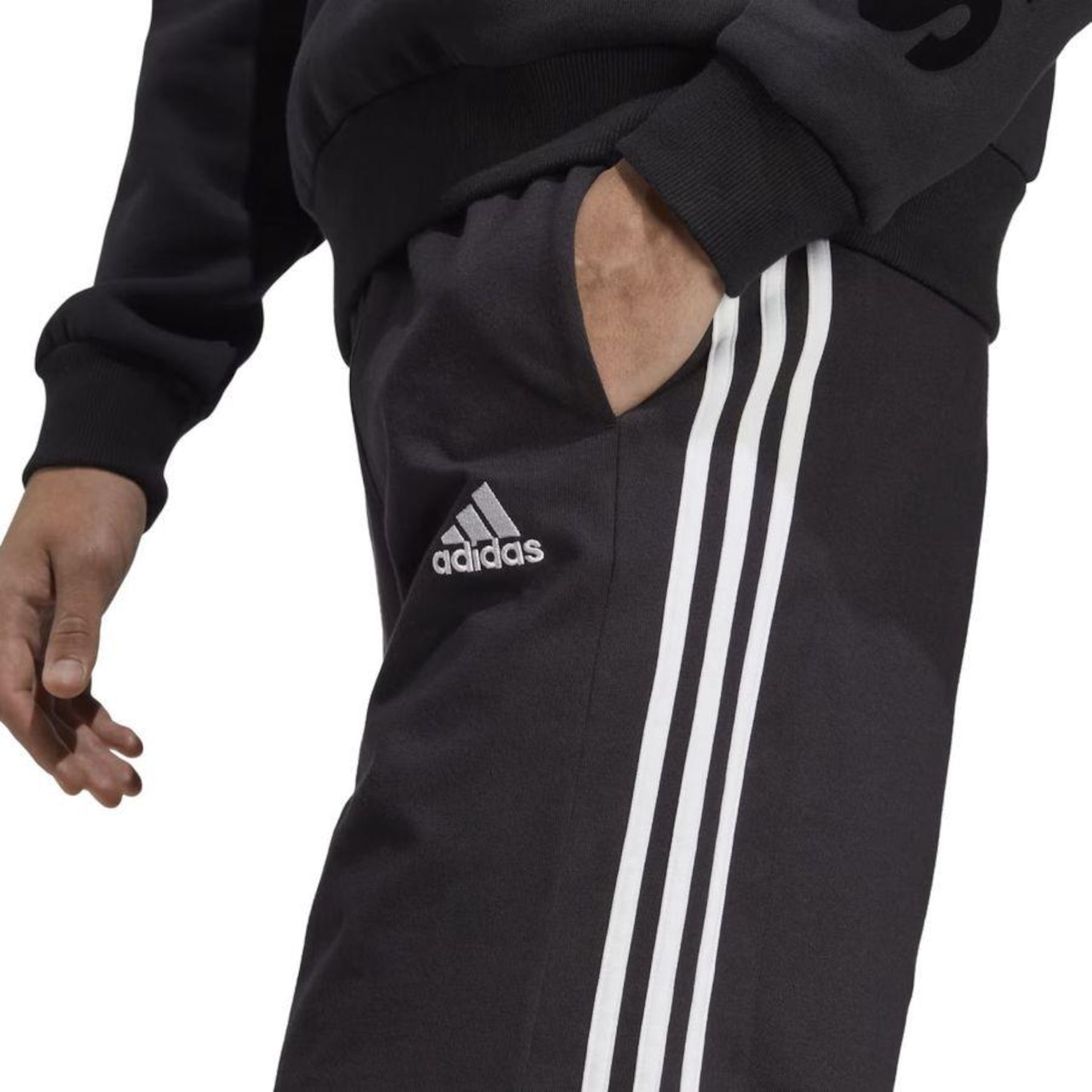 Shorts adidas 3 Stripes Single Jersey - Masculino - Foto 5