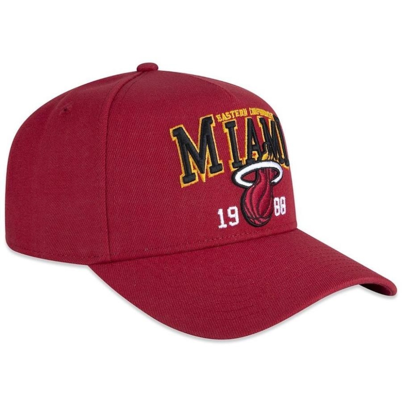 Boné Aba Curva New Era 940 A-Frame Miami Heat Sport - Snapback - Adulto - Foto 4