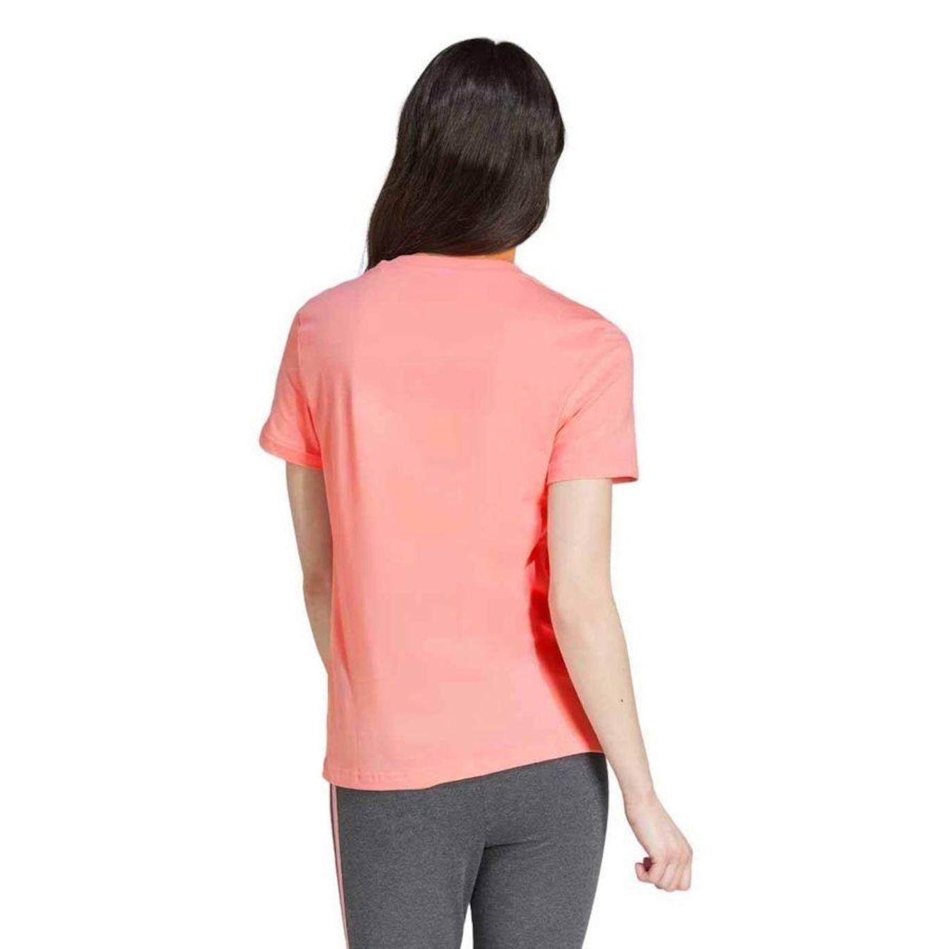 Camiseta adidas Logo Linear - Feminina - Foto 4