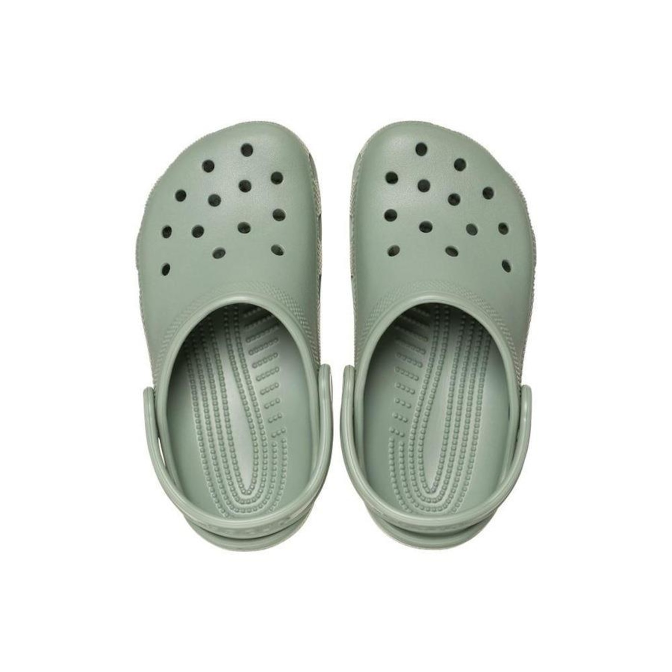 Sandália Crocs Classic Clog Kids Moss - Foto 5