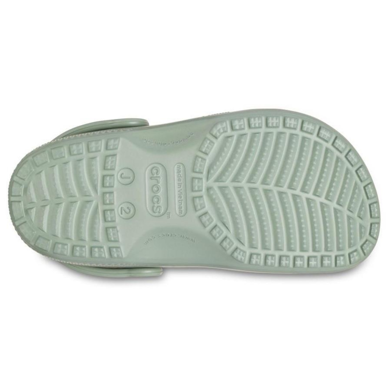 Sandália Crocs Classic Clog Kids Moss - Foto 6