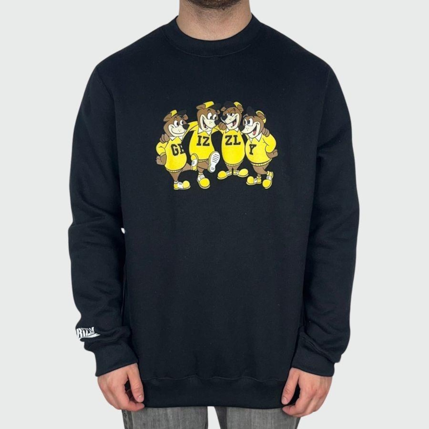 Blusão Grizzly Sidelines Crewneck - Masculino - Foto 1