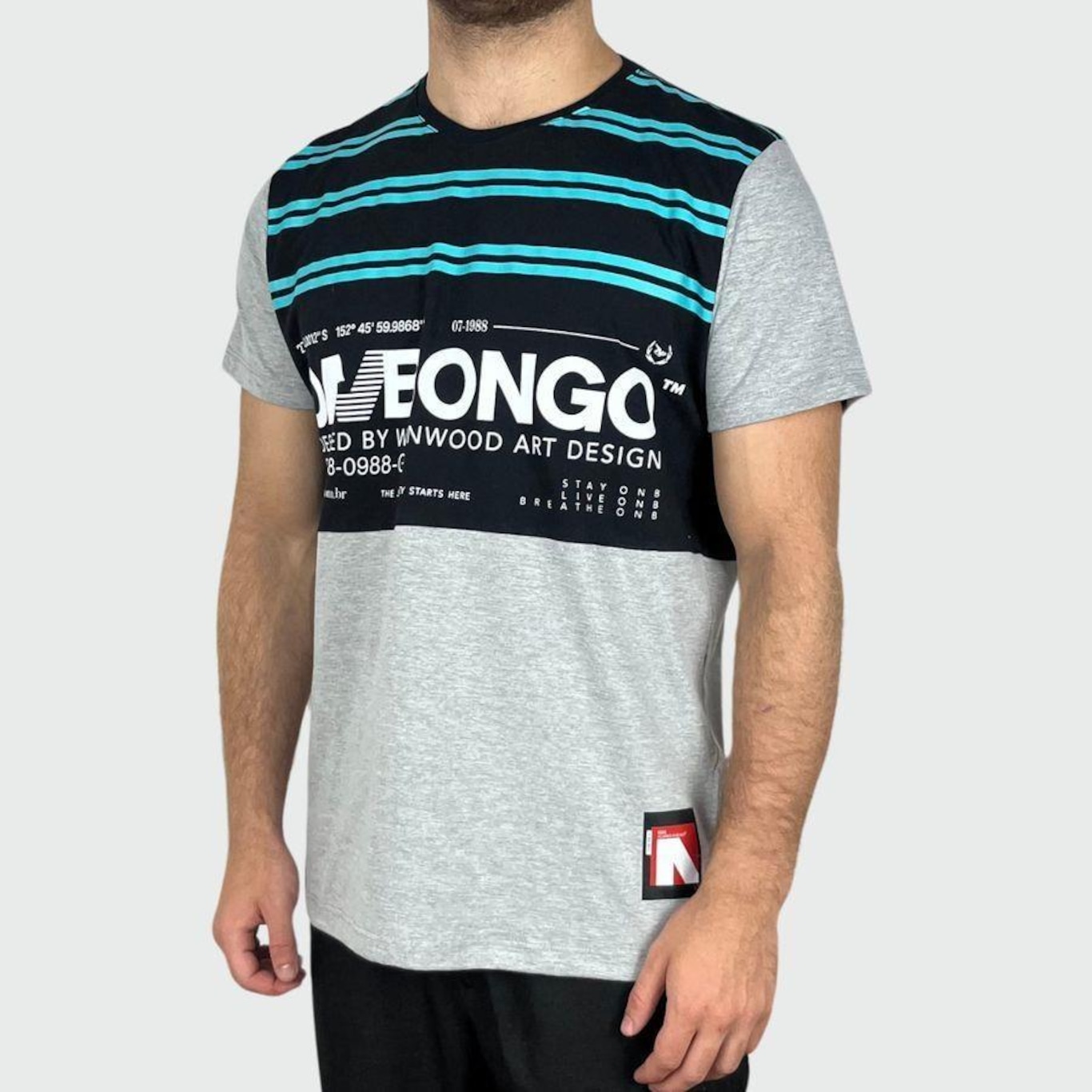 Camiseta Onbongo Here - Masculina - Foto 3