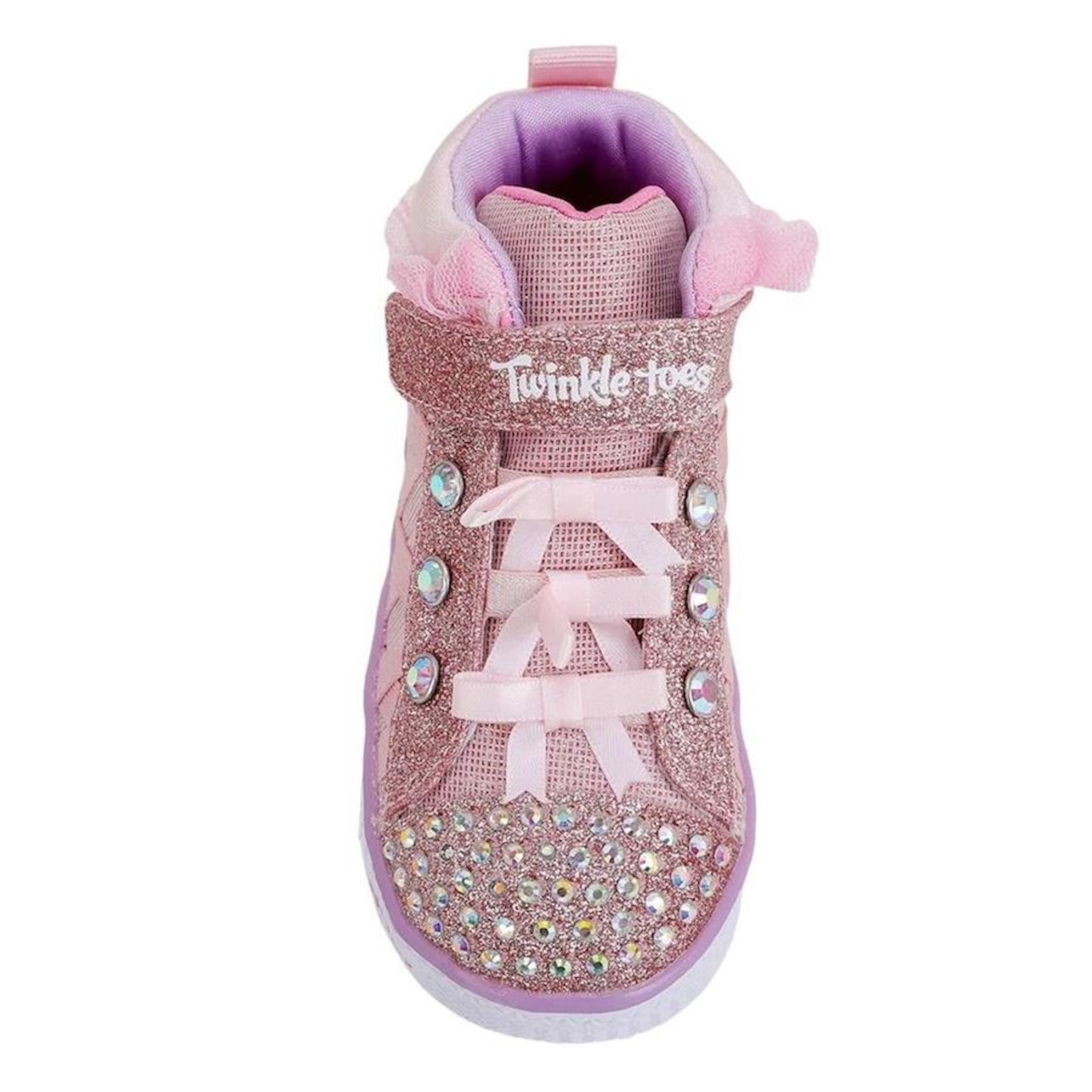 Tênis Skechers S Lights Shuffle Lites Adore a Ball - Infantil - Foto 3