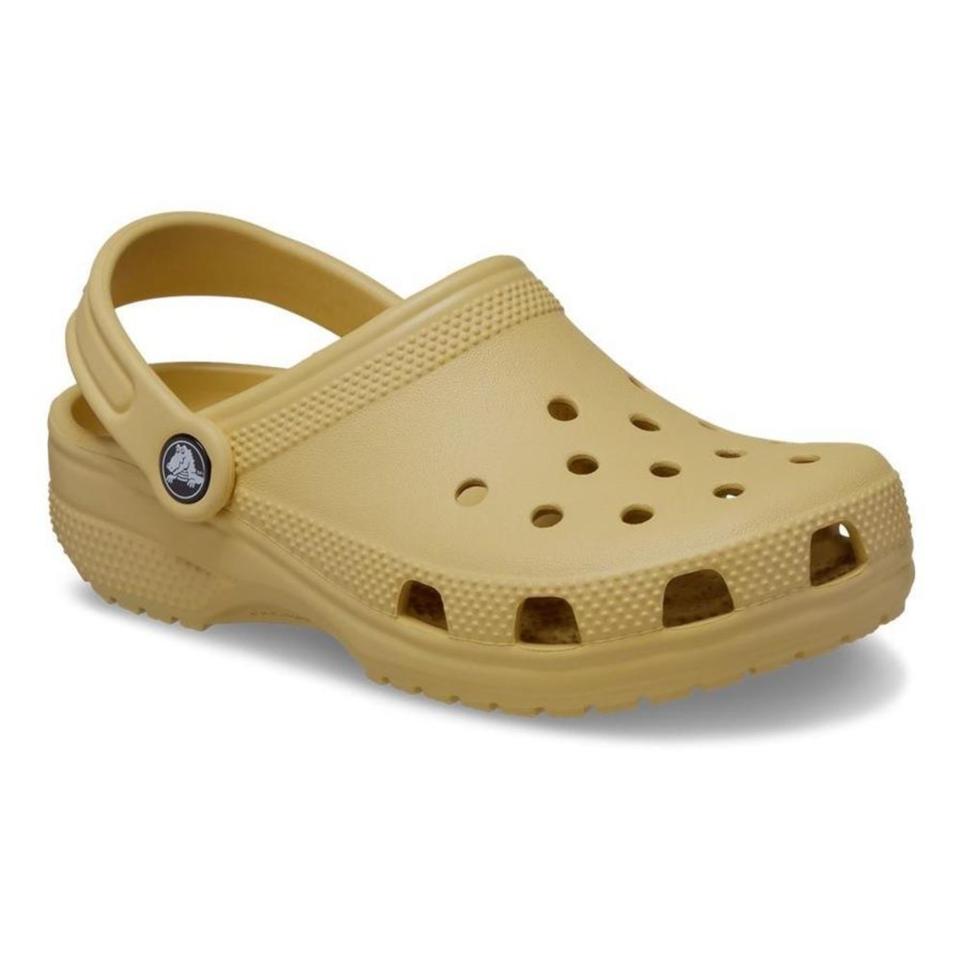 Sandália Crocs Classic Clog Kids Wheat - Infantil - Foto 2