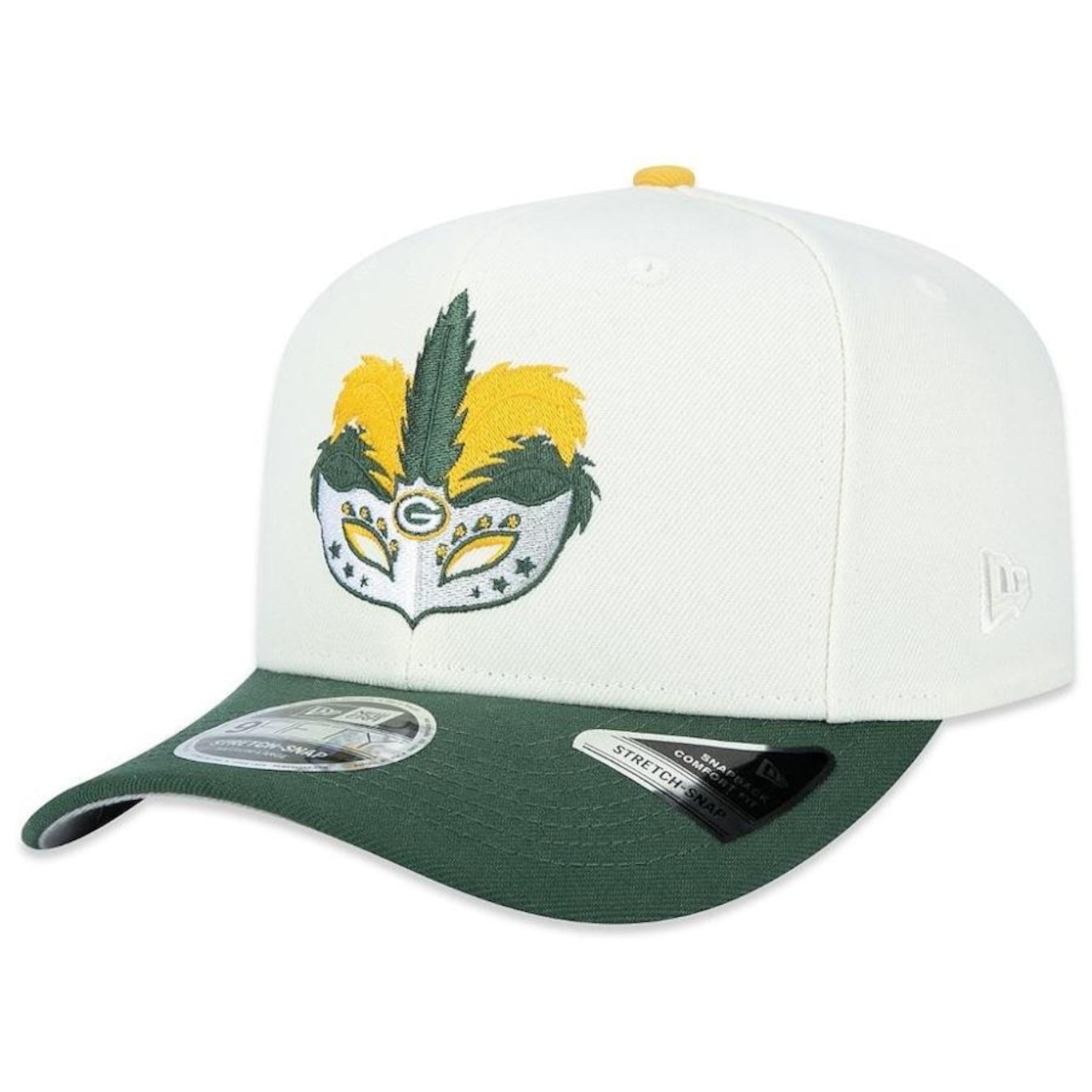 Boné Aba Curva New Era 950 Bay Packers Carnaval Game - Snapback - Adulto - Foto 1