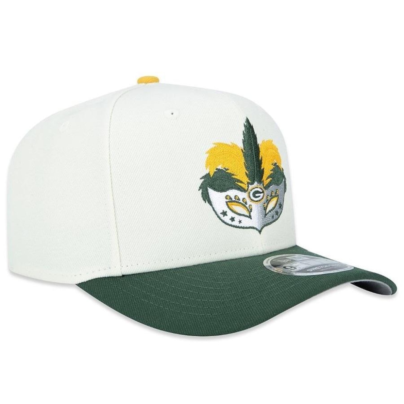 Boné Aba Curva New Era 950 Bay Packers Carnaval Game - Snapback - Adulto - Foto 4