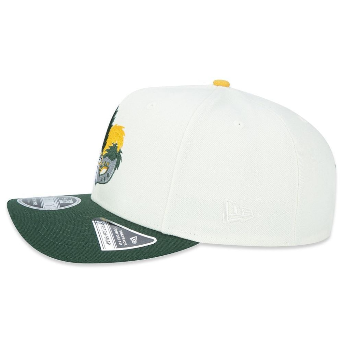 Boné Aba Curva New Era 950 Bay Packers Carnaval Game - Snapback - Adulto - Foto 5