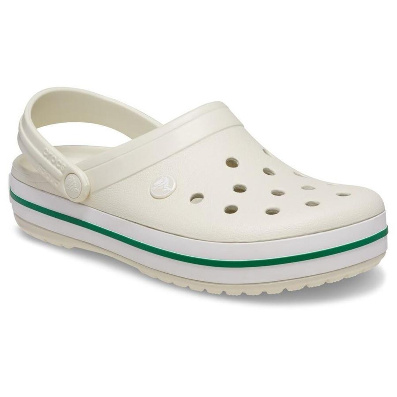 Sandália Crocs Crocband Clog Kids Linen - Infantil - Foto 2