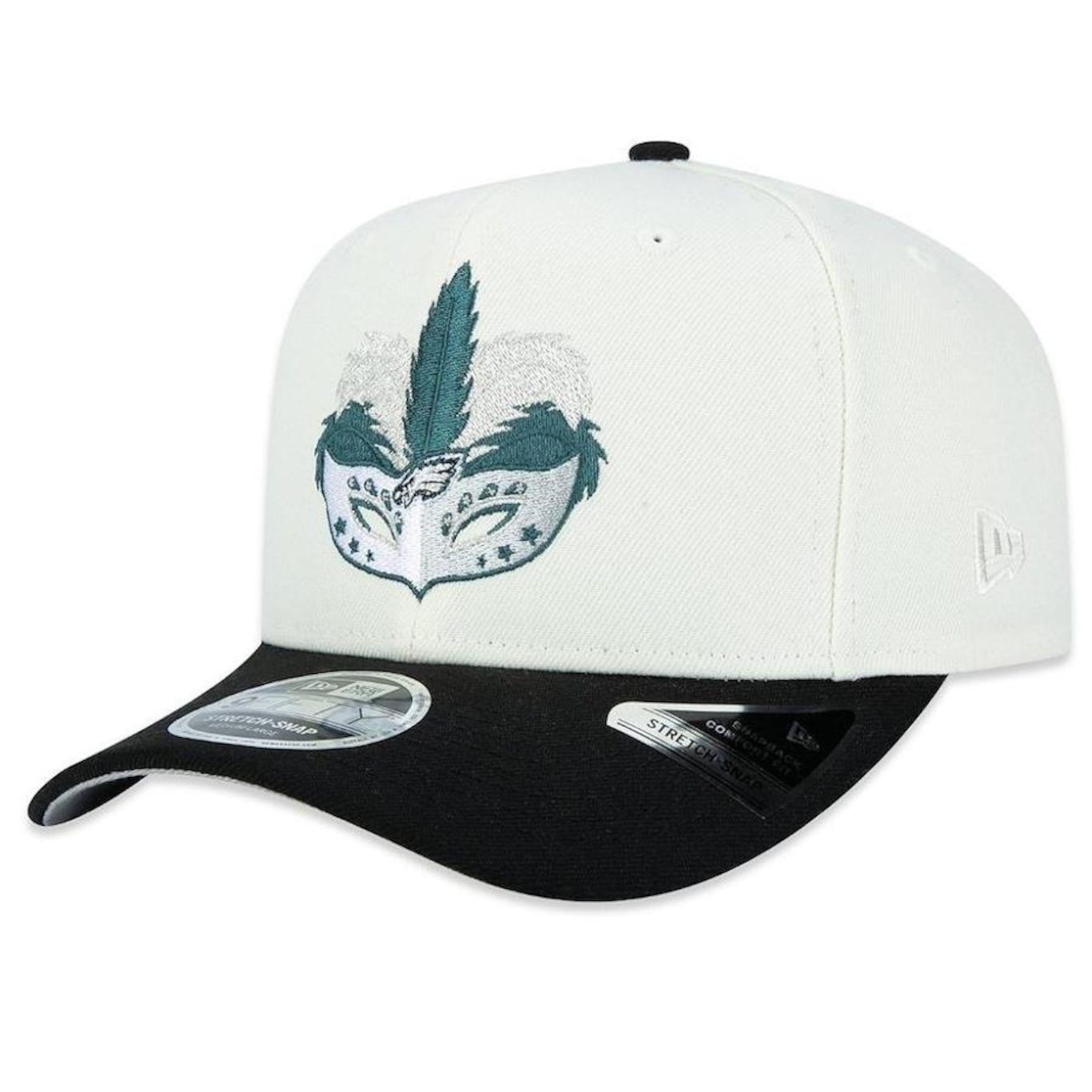 Boné Aba Curva New Era 950 Philadelphia Eagles Carnaval Game - Snapback - Adulto - Foto 1