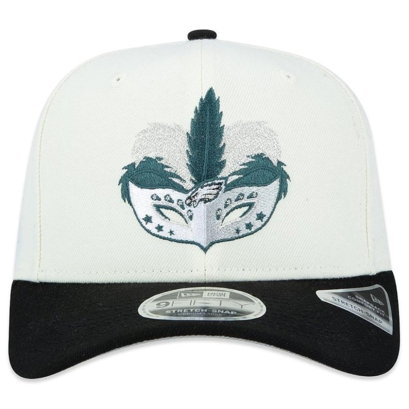 Boné Aba Curva New Era 950 Philadelphia Eagles Carnaval Game - Snapback - Adulto - Foto 3