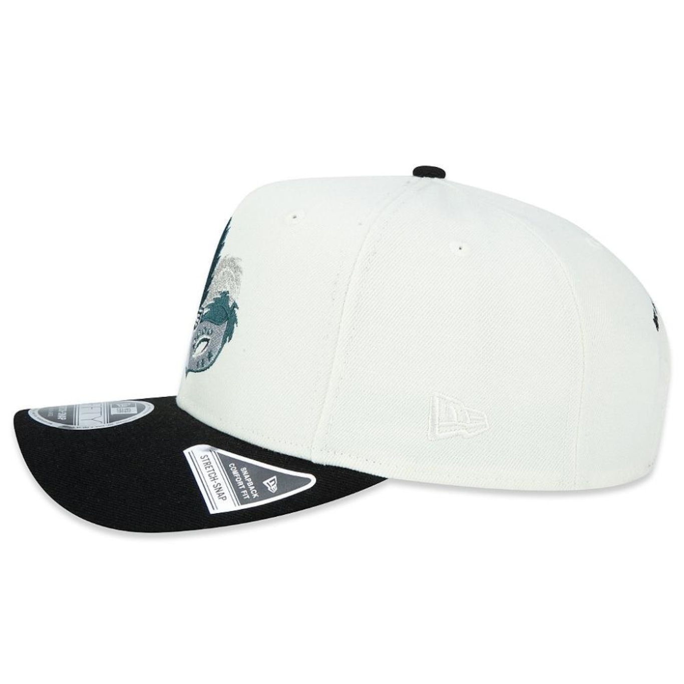 Boné Aba Curva New Era 950 Philadelphia Eagles Carnaval Game - Snapback - Adulto - Foto 5