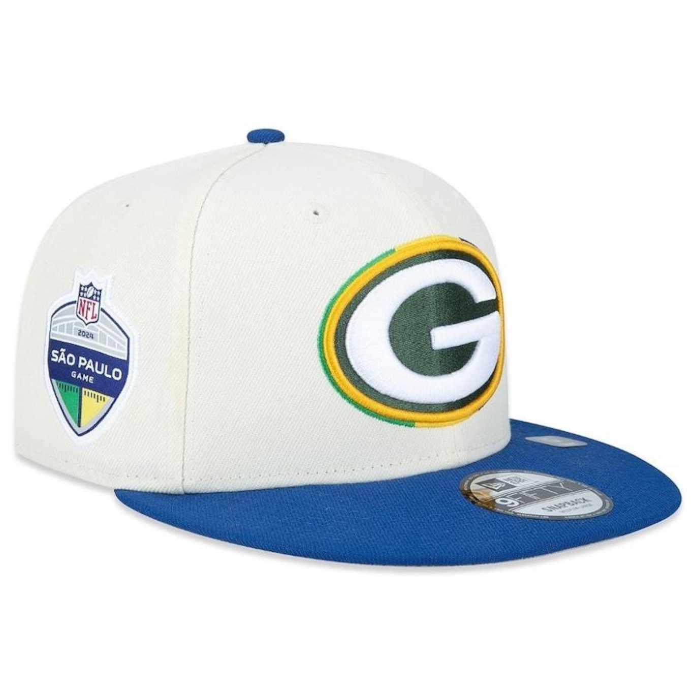 Boné New Era 950 Green Bay Packers 2024 São Paulo Game - Snapback - Adulto - Foto 4