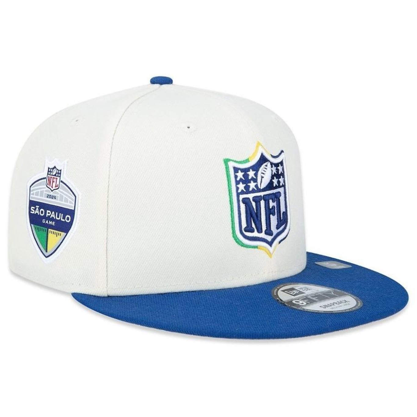 Boné Aba Reta New Era 950 Nfl 2024 São Paulo Game - Snapback - Adulto - Foto 4