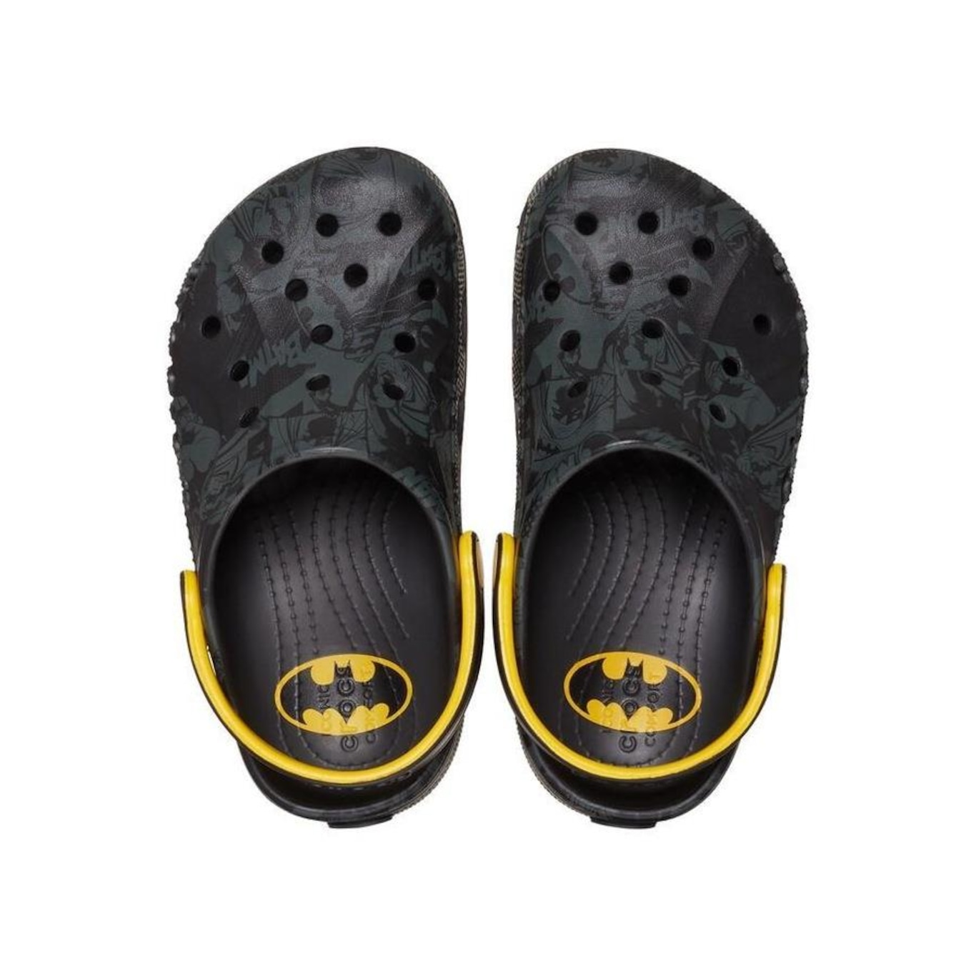 Sandália Crocs Baya Batman Clog T - Infantil - Foto 4