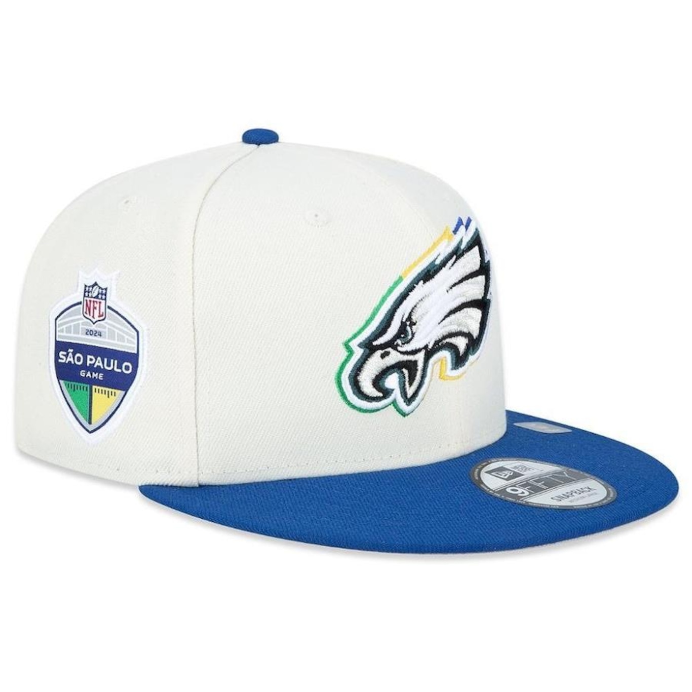 Boné Aba Reta New Era 950 Philadelphia Eagles 2024 São Paulo Game - Snapback - Adulto - Foto 4