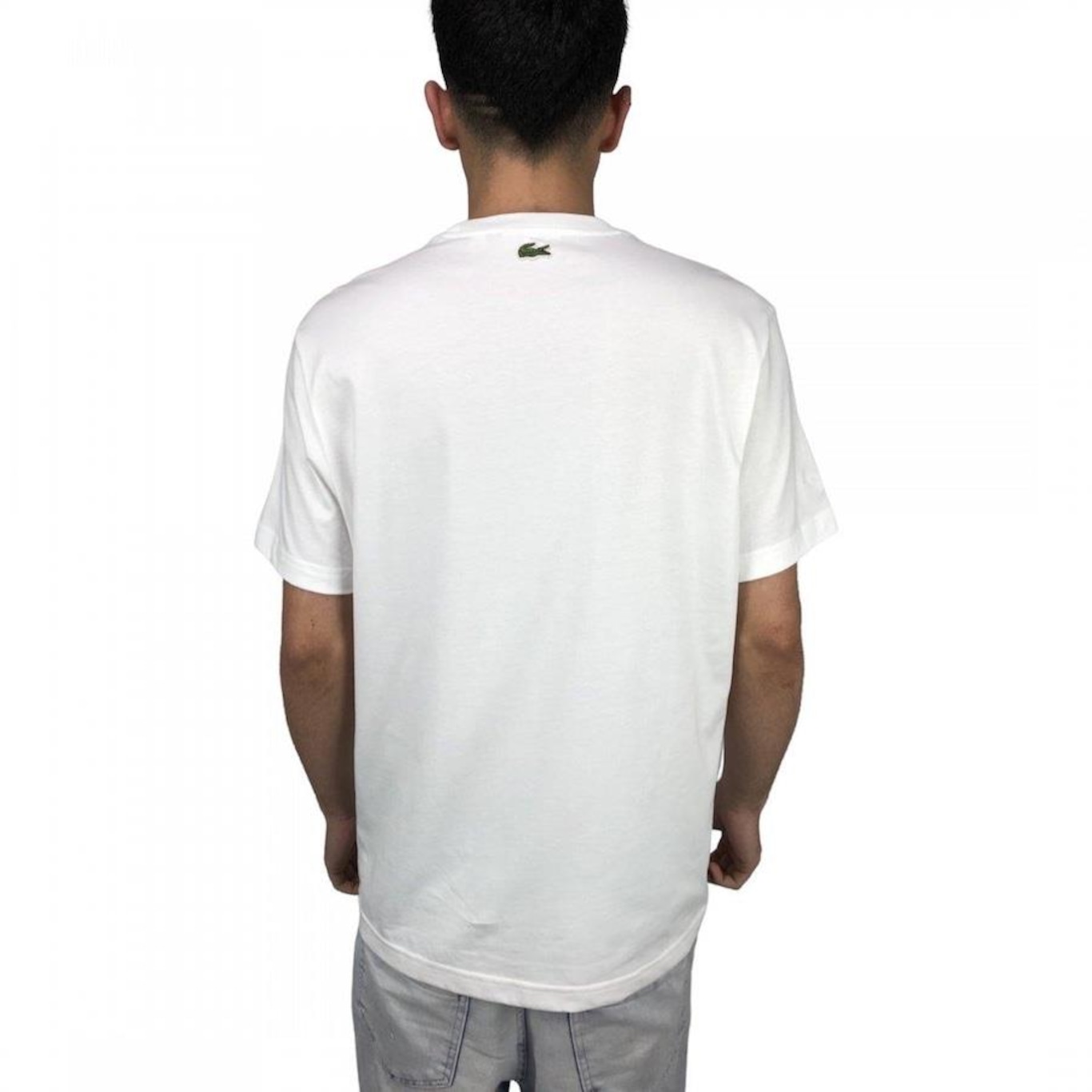 Camiseta Lacoste Logo Central - Masculina - Foto 4