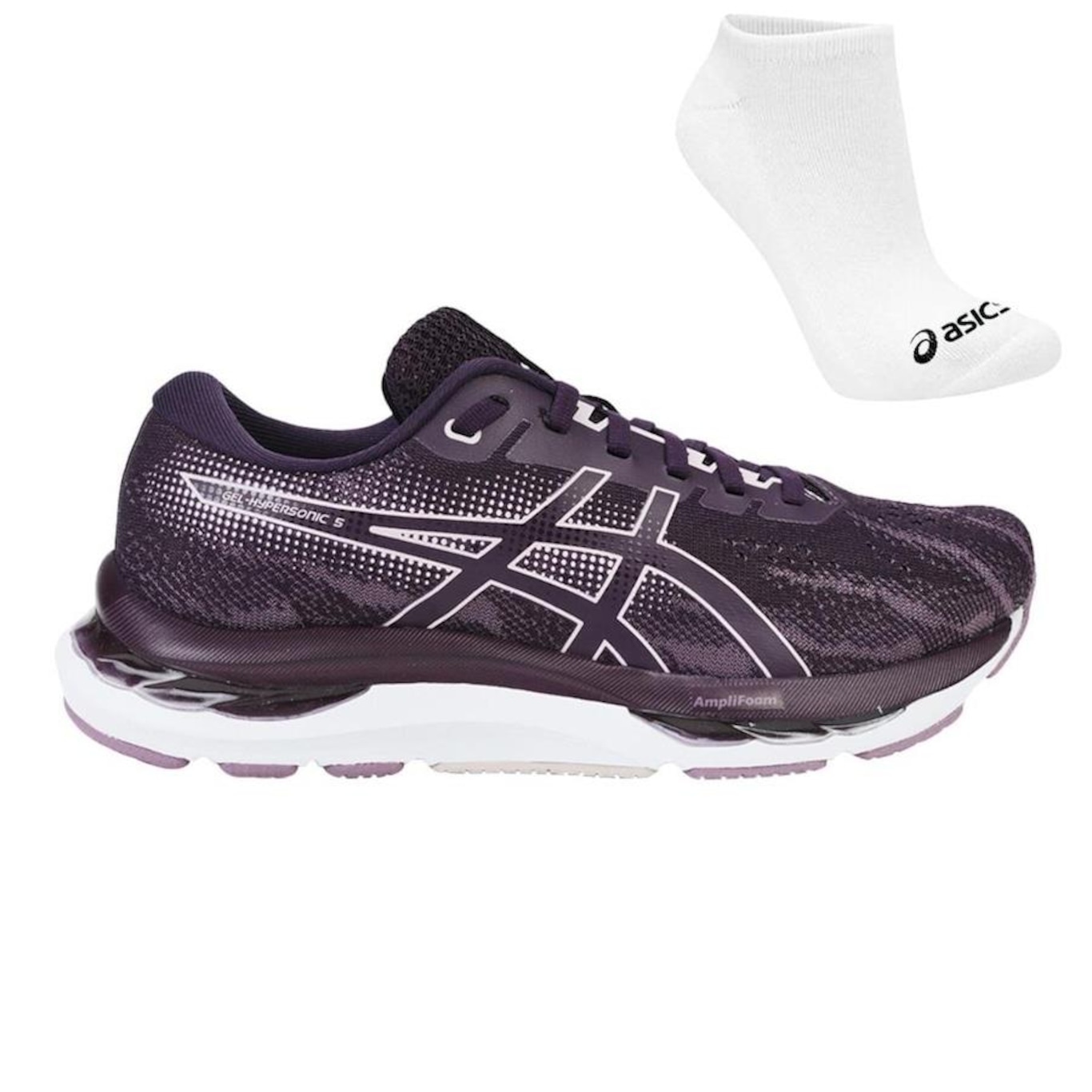 Tênis Asics Gel Hypersonic 5 + Meia - Feminina - Foto 1