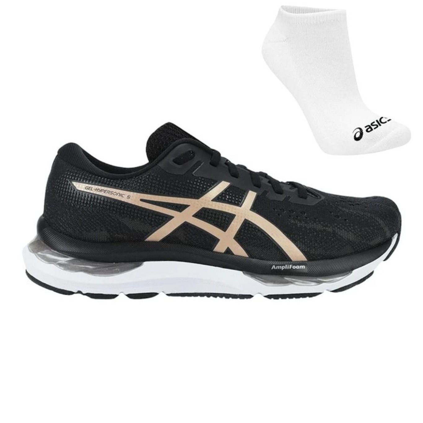 Tênis Asics Gel Hypersonic 5 + Meia - Feminina - Foto 1