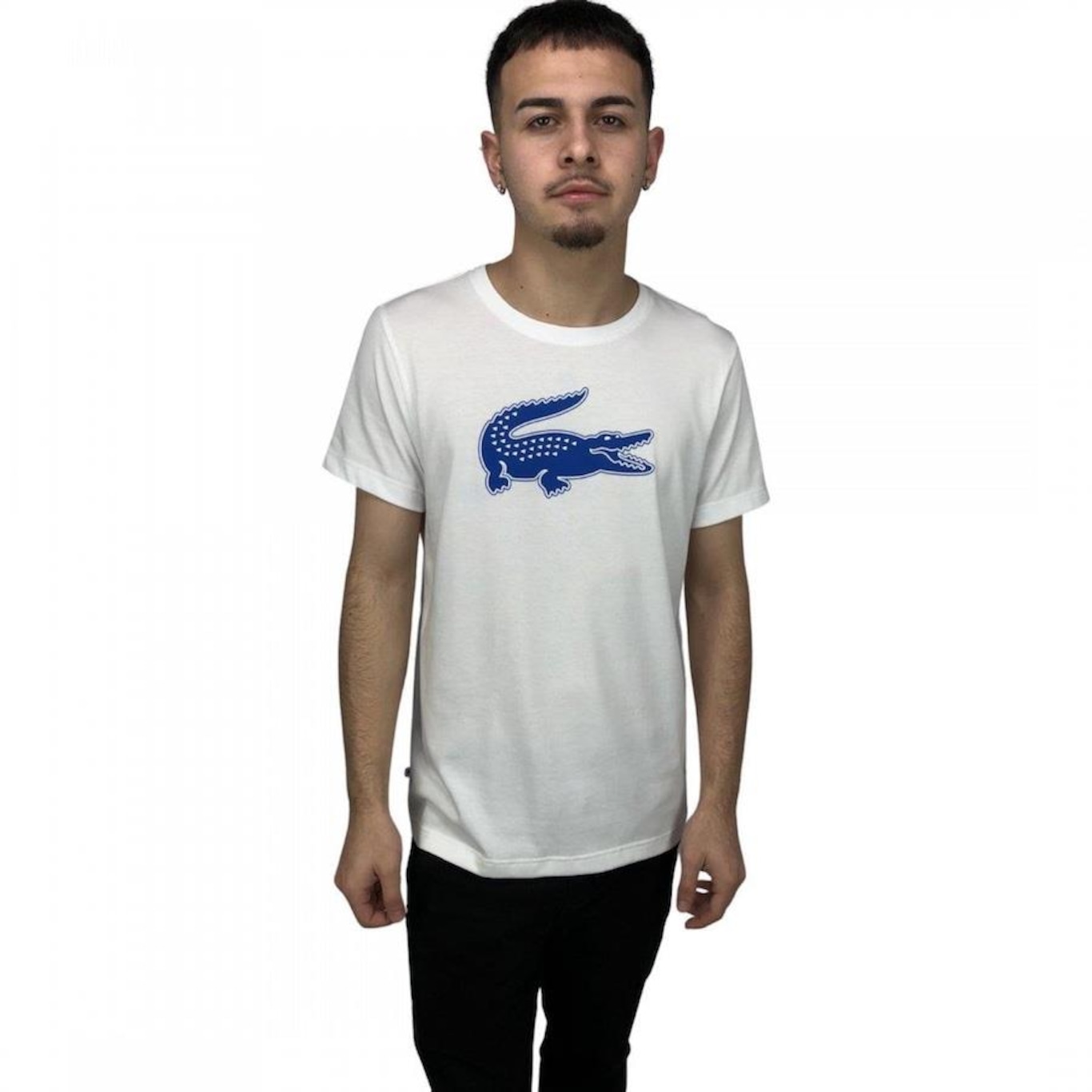 Camiseta Lacoste Crocodilo 3D - Masculina - Foto 1