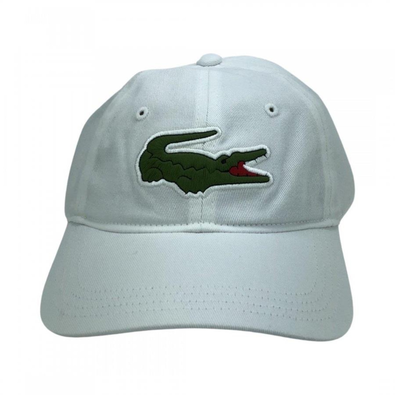 Boné Aba Curva Lacoste Crocodilo Grande - Strapback - Adulto - Foto 2