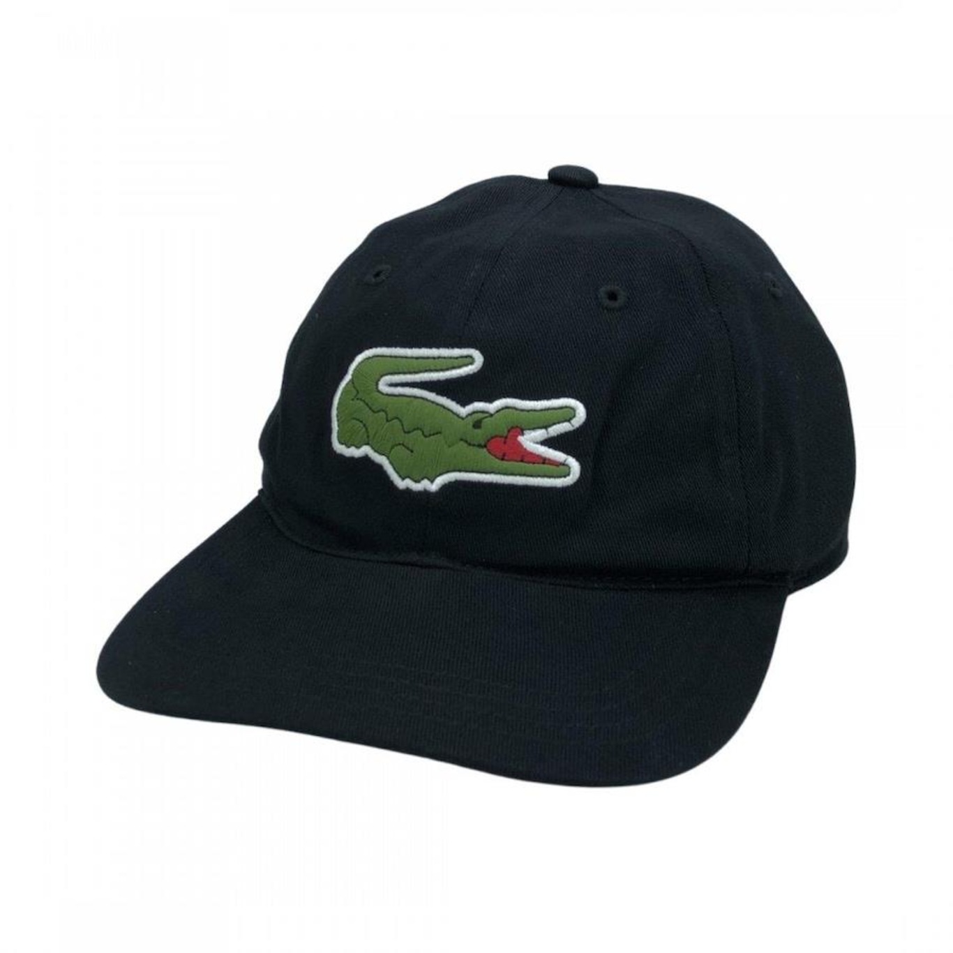 Boné Aba Curva Lacoste Crocodilo Grande - Strapback - Adulto - Foto 1