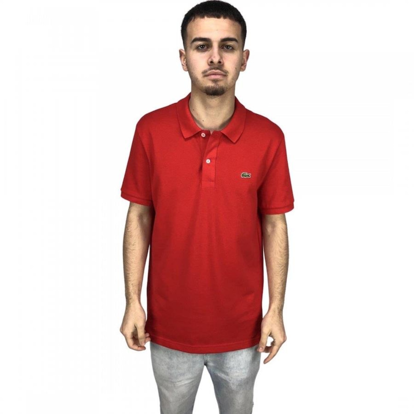 Camisa Polo Lacoste Básica - Masculina - Foto 1